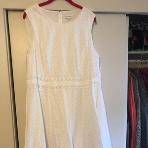 Calvin Klein White Dress